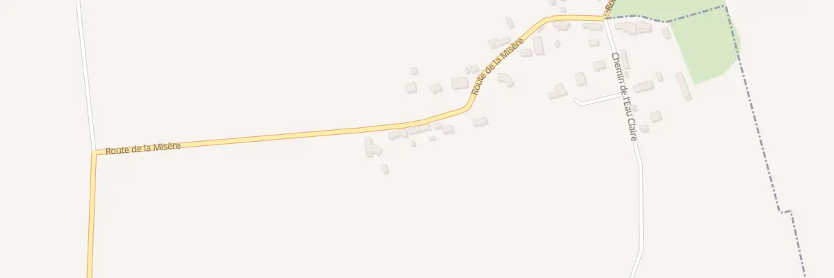 Plan du 36 Rte de la Misère à Houquetot