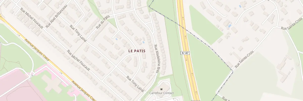 Plan du 53 Rue Madeleine Bres à Poitiers