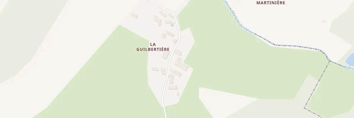 Plan du 12 La Guilbertière à Couesmes