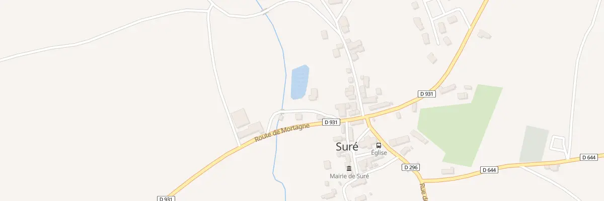 Plan du 2 Chem du Lavoir à Suré