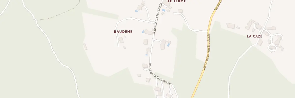 Plan du 428 Rte de la Chauprade à Bourgnac