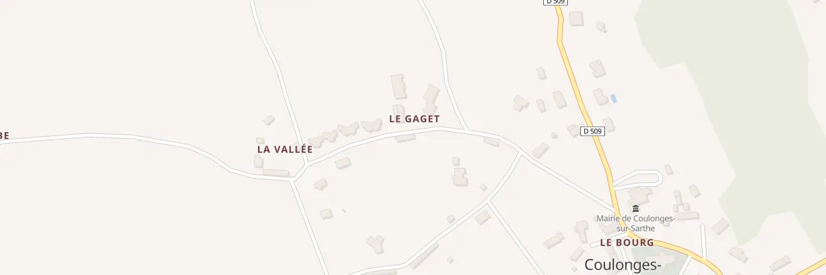 Plan du 66 Le Gaget à Coulonges-sur-Sarthe