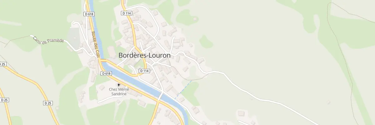 Plan du 50 Le Village à Bordères-Louron