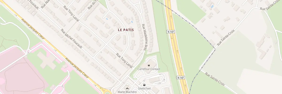 Plan du 65 Rue Madeleine Bres à Poitiers