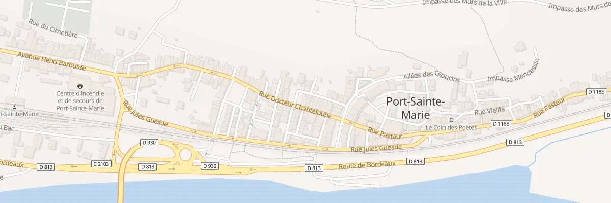 Plan du 15 Rue Docteur Chanteloube à Port-Sainte-Marie