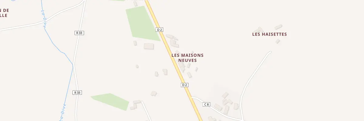 Plan du 8 Les Maisons Neuves à Saint-Rémy-des-Monts