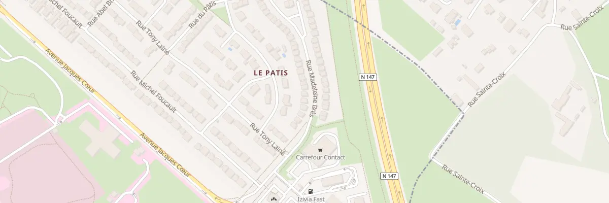 Plan du 63 Rue Madeleine Bres à Poitiers