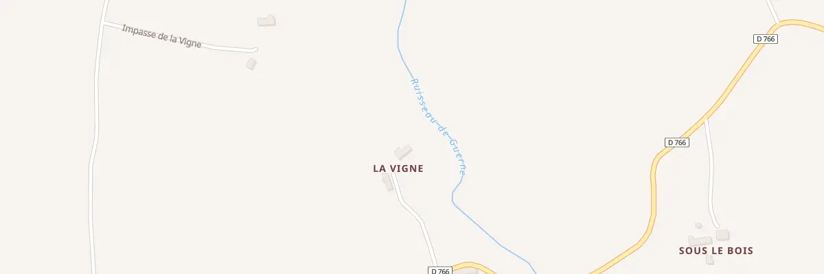 Plan du 3 Imp de Guerne au Plantis