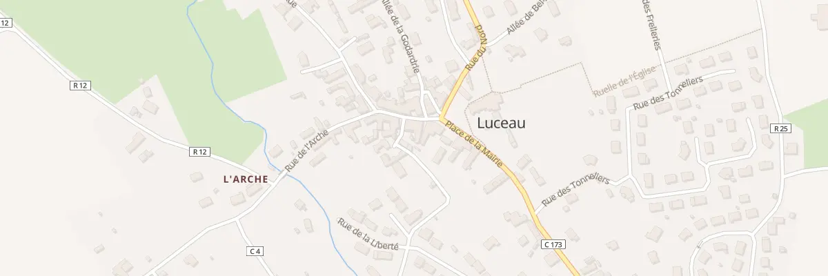 Plan du 5 Gr Grande Rue à Luceau