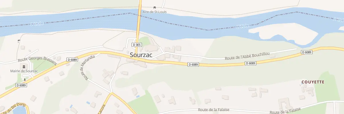 Plan du 61 Le Bourg Est à Sourzac