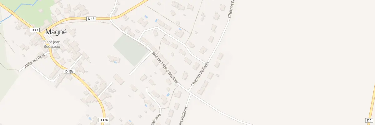 Plan du 10 Rue de l’Ancienne Bergerie à Magné
