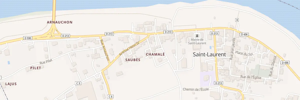Plan du 6 Imp Chamalé à Saint-Laurent