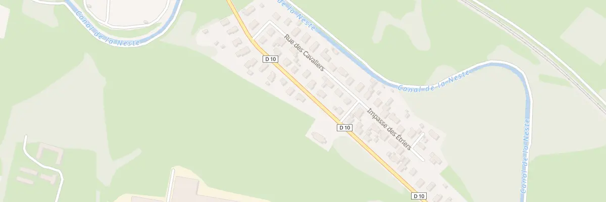Plan du 386 Rue de l’Hippodrome à Lannemezan