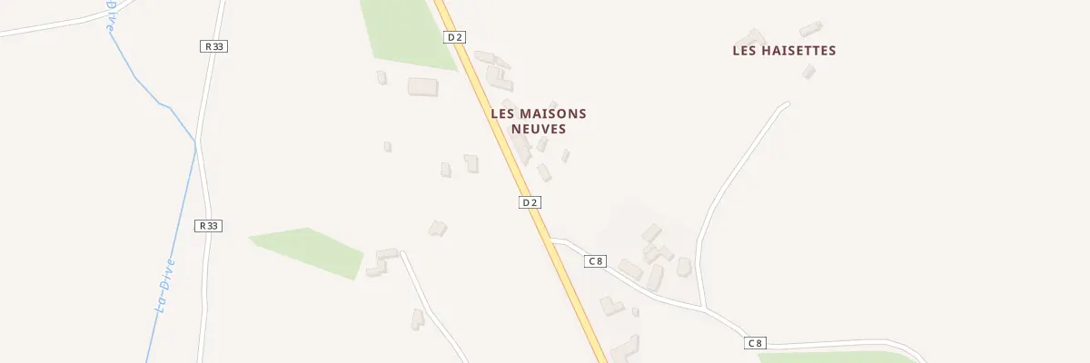 Plan du 2 Les Maisons Neuves à Saint-Rémy-des-Monts