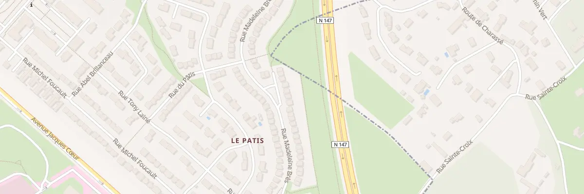 Plan du 42 Rue Madeleine Bres à Poitiers