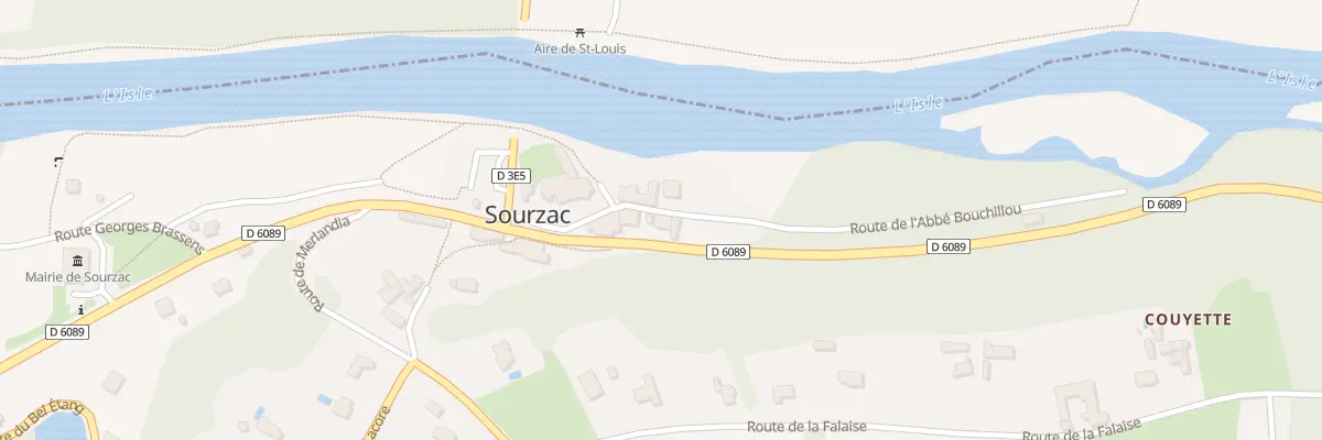Plan du 62 Le Bourg Est à Sourzac