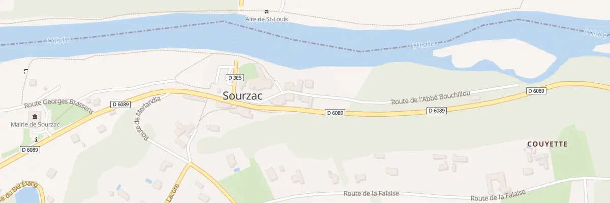 Plan du 63 Le Bourg Est à Sourzac