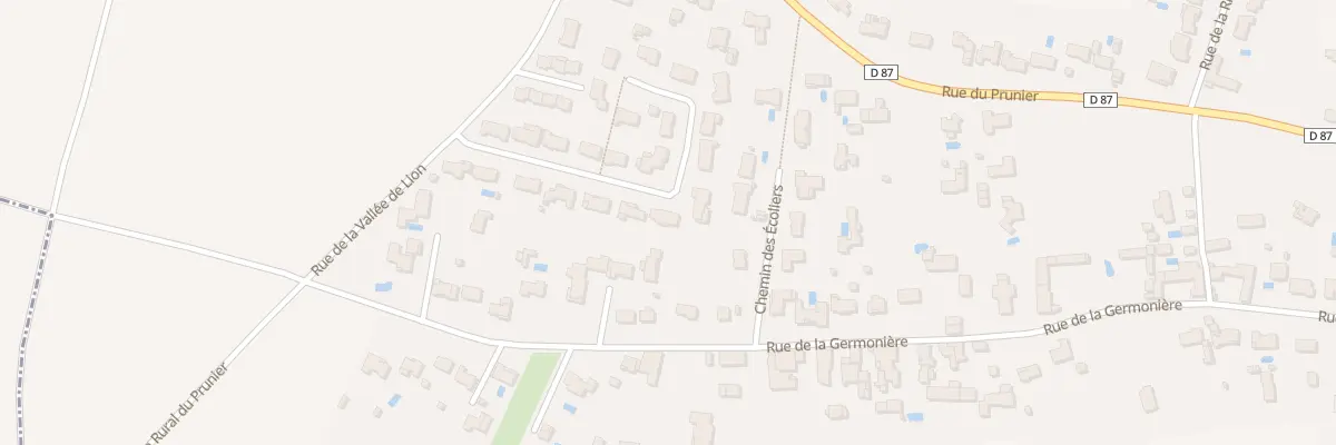 Plan du 14 Rue des Érables à Montamisé