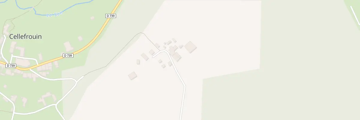 Plan du 3 Rue de la Fibaudet à Cellefrouin