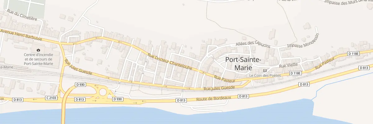 Plan du 5 Rue Docteur Chanteloube à Port-Sainte-Marie