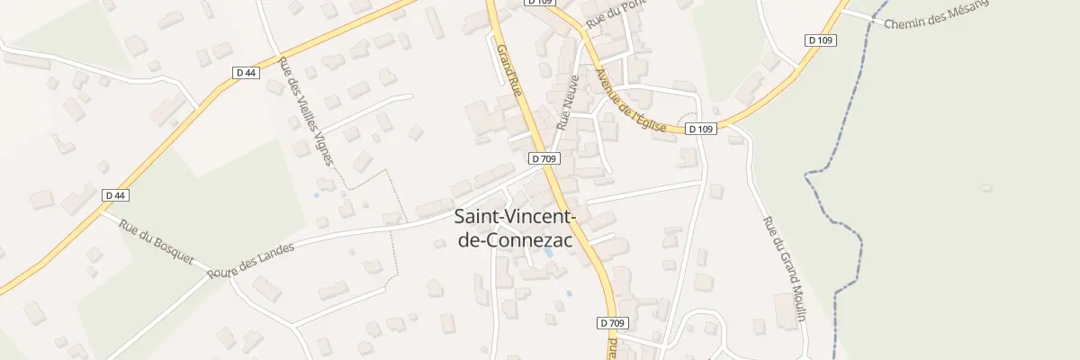 Plan du 106 Pl du Marche aux Boeufs à Saint-Vincent-de-Connezac