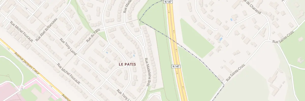 Plan du 48 Rue Madeleine Bres à Poitiers