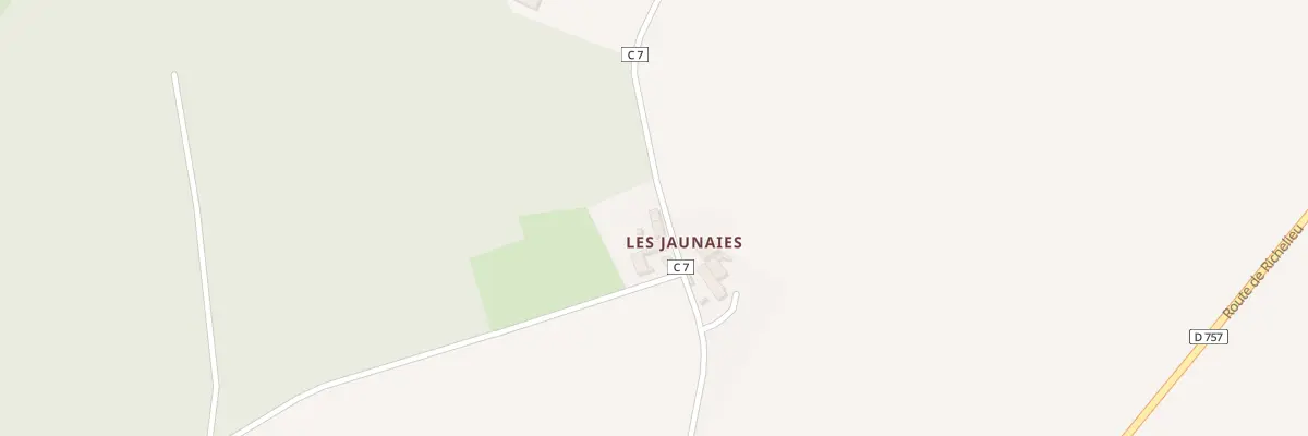 Plan du 50 Les Jaunaies à Brizay