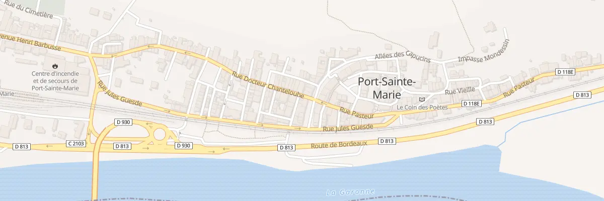 Plan du 4 Rue Docteur Chanteloube à Port-Sainte-Marie