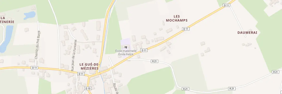Plan du 12 Rte du Gue à Nogent-sur-Loir