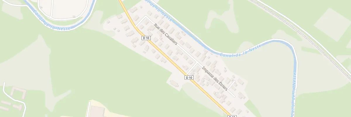 Plan du 409 Rue de l’Hippodrome à Lannemezan