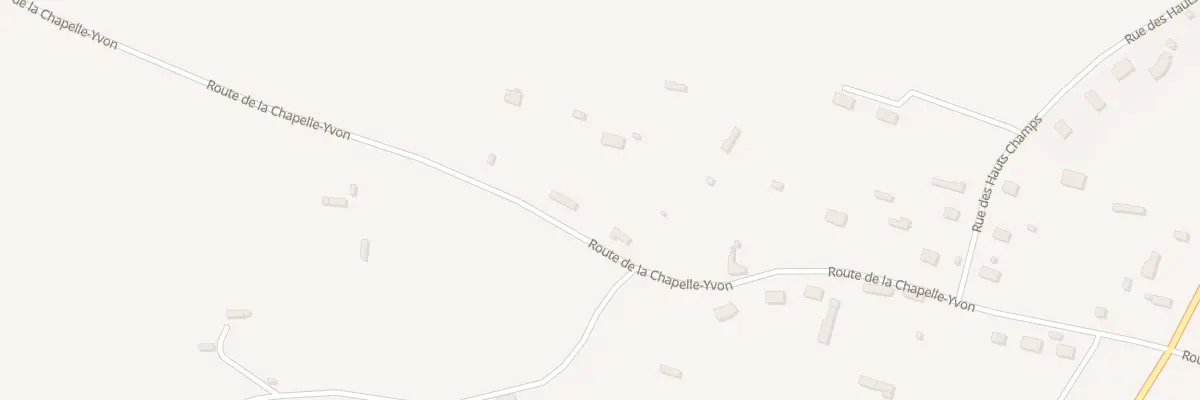 Plan du 14 Rte de la Chapelle-Yvon à Saint-Germain-la-Campagne
