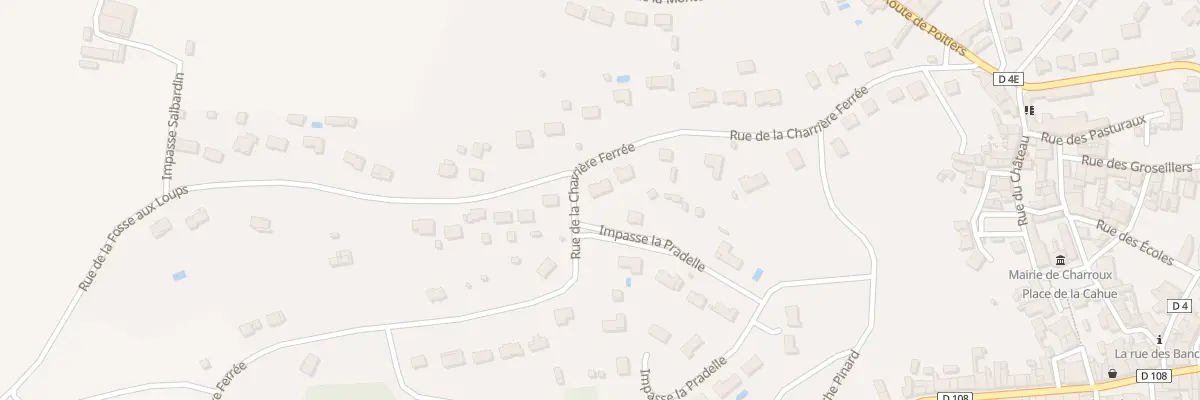 Plan du 19 Rue de la Charrière Ferrée à Charroux