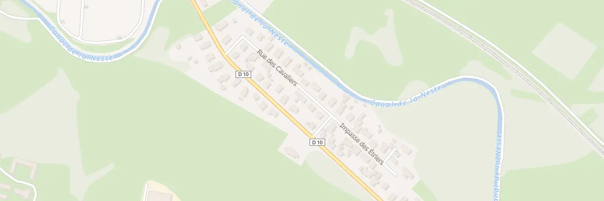 Plan du 196 Rue des Cavaliers à Lannemezan