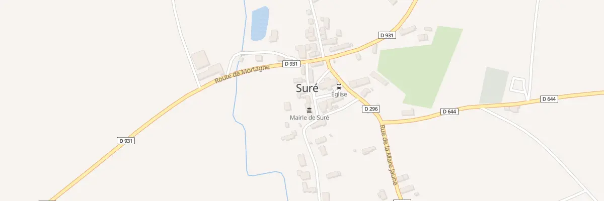 Plan du 6 Rue de la Mairie à Suré