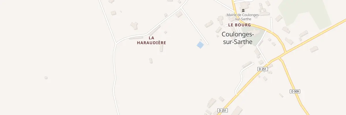 Plan du 19 La Haraudière à Coulonges-sur-Sarthe