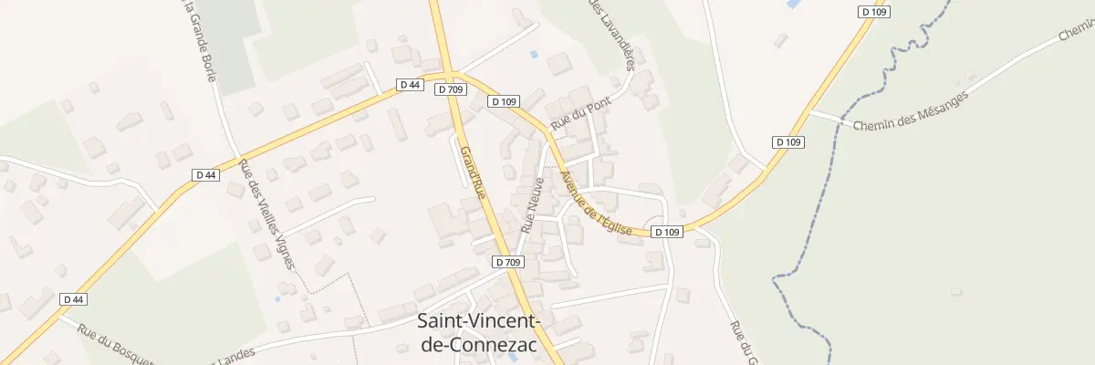 Plan du 17 Rue Neuve à Saint-Vincent-de-Connezac