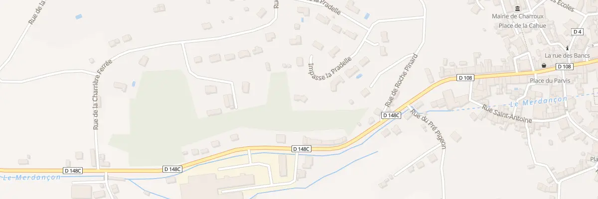 Plan du 17 Imp La Pradelle à Charroux