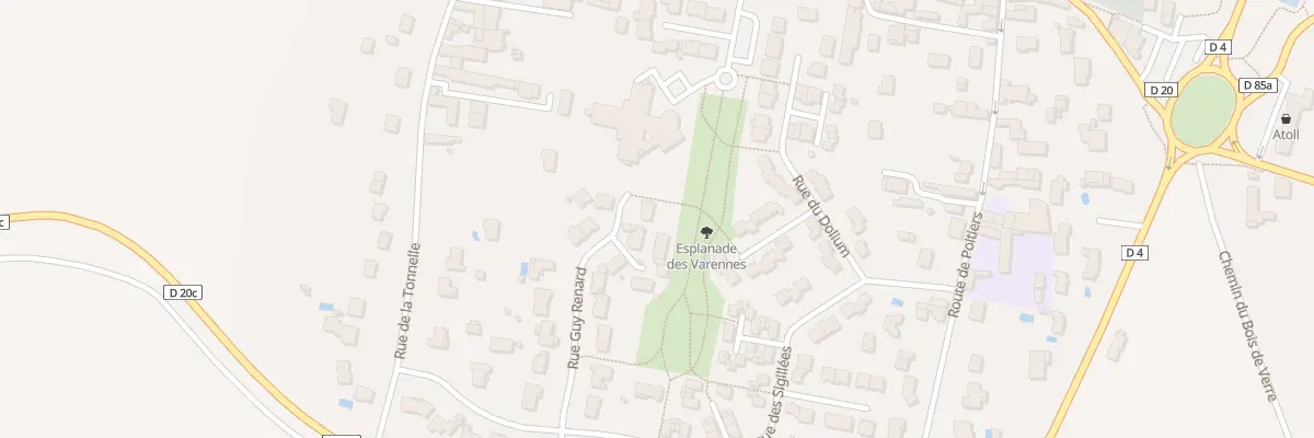 Plan du 20 Rue Guy Renard à Saint-Georges-lès-Baillargeaux