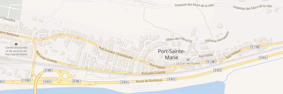 Plan du 5 Pl Jean Jaurès à Port-Sainte-Marie