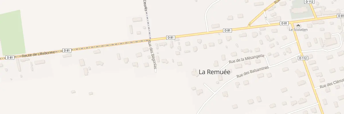 Plan du 26 Rue des Tilleuls à La Remuée