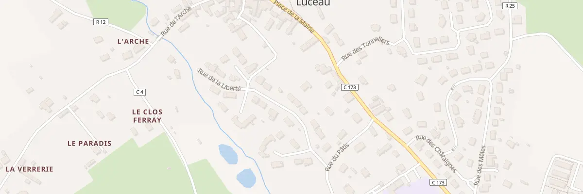 Plan du 12 Rue de la Liberté à Luceau
