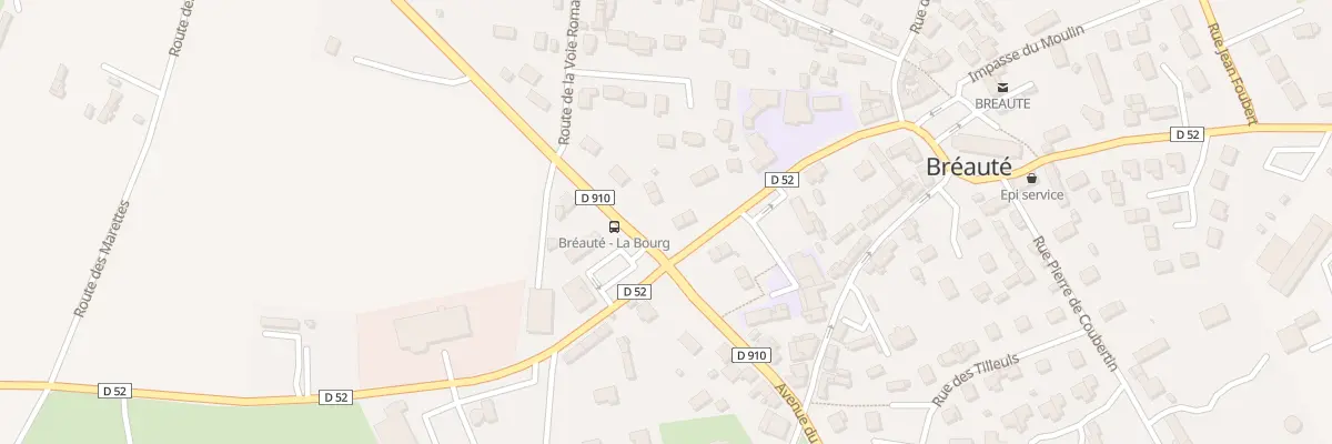 Plan du 20 Rue René Coty à Bréauté