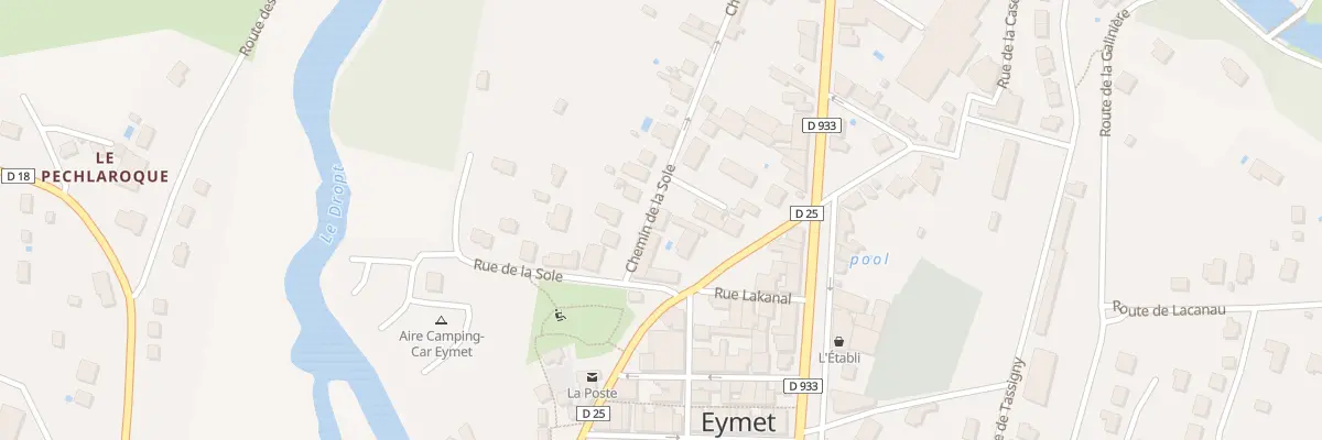 Plan du 25 Che de la Sole à Eymet
