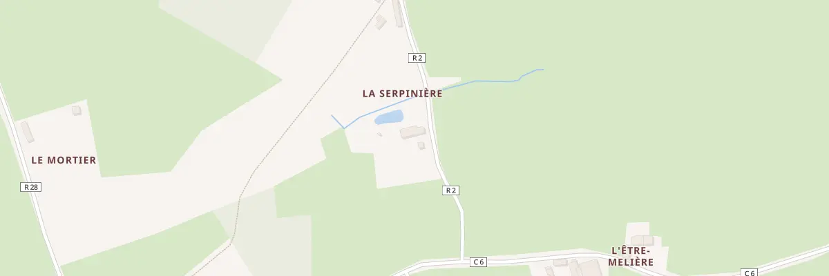 Plan du 155 Rte de la Serpinière à Pruillé-l’Éguillé