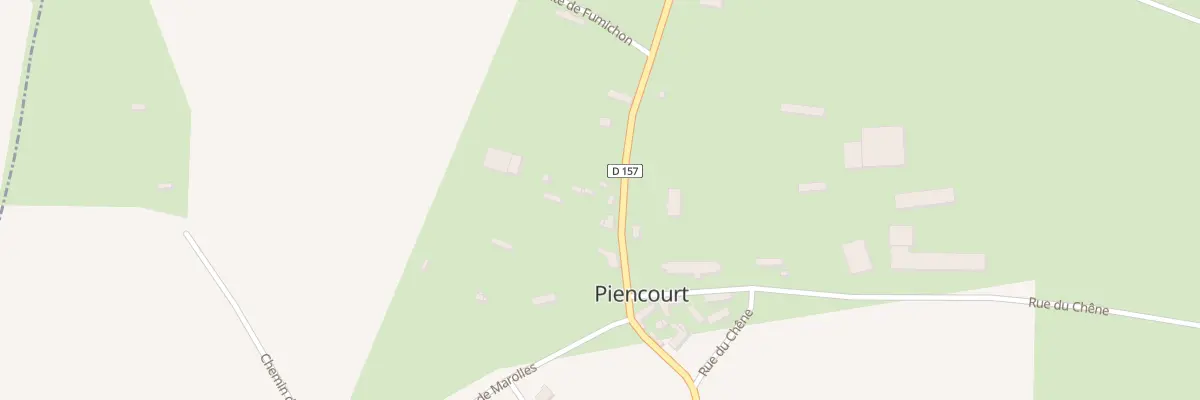 Plan du 28 Piencourt à Piencourt