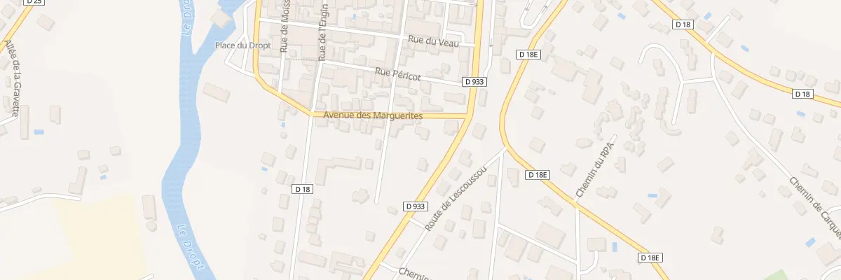 Plan du 25 Av des Marguerites à Eymet