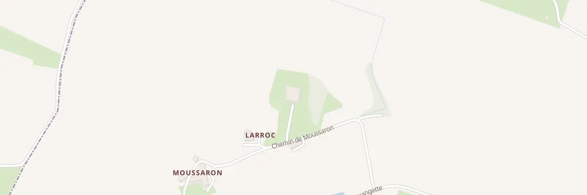 Plan du 258 Che de Moussaron à Calignac