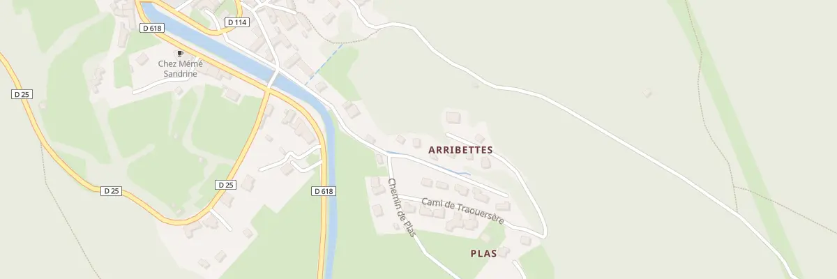 Plan du 3 Imp des Arribettes à Bordères-Louron
