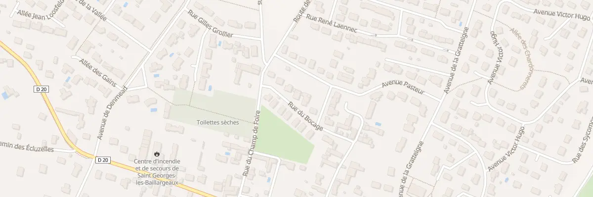 Plan du 9 Rue du Bocage à Saint-Georges-lès-Baillargeaux