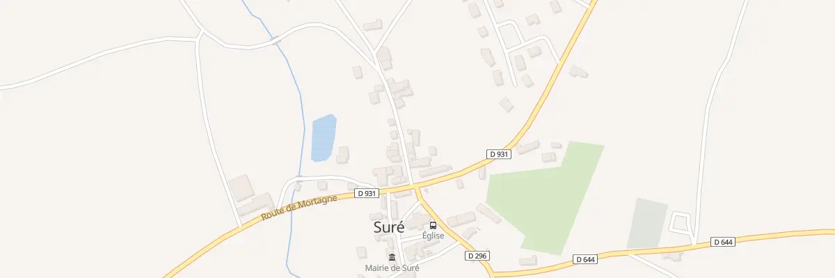 Plan du 8 Rue des Marais à Suré
